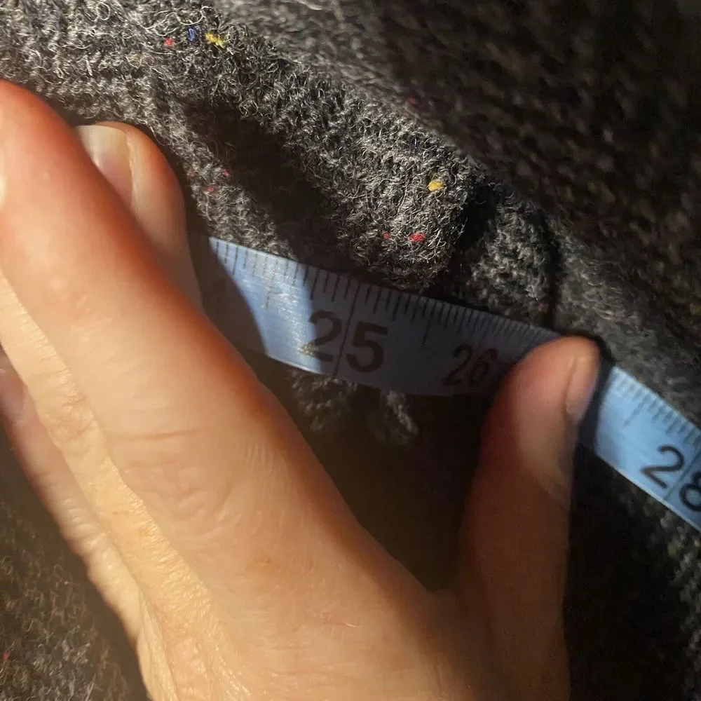 JEAN PAUL GERMAIN Mens Black Gray Wool Tweed Sport Coat Blazer JACKET Size 44 R